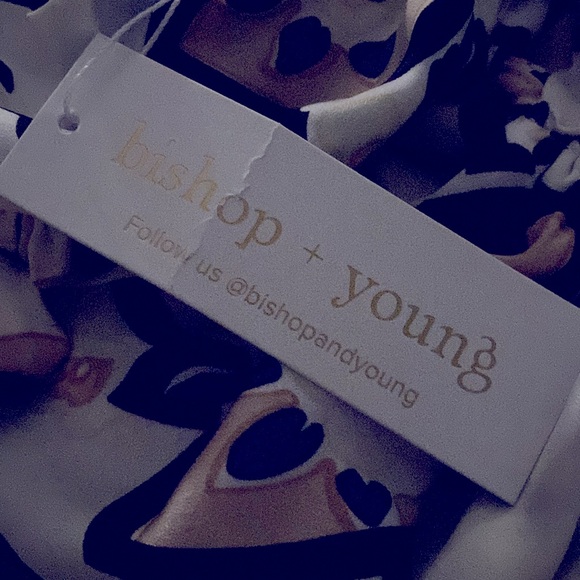 Bishop + Young Esme Tie Neck Halter top size small - Picture 3 of 6